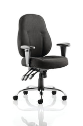 Storm Chair Black Fabric With Arms OP000127 DD